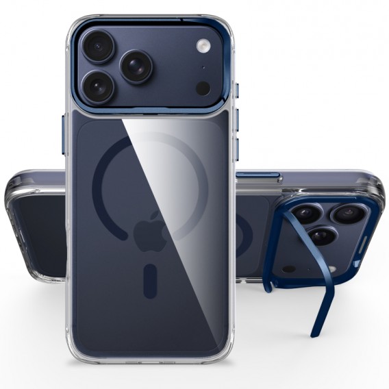 Чехол для iPhone 18 Pro / iPhone 17 Pro TPU Space Case Apex with MagSafe Navy Blue Чехол для iPhone 18 Pro / iPhone 17 Pro TPU Space Case Apex with MagSafe Navy Blue