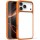 TPU+PC чохол Metal Buttons для Apple iPhone 17 Pro (6.3") Помаранчевий / Orange