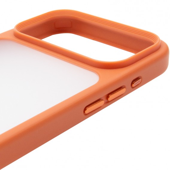 TPU+PC чохол для iPhone 18 Pro / iPhone 17 Pro Metal Buttons Помаранчевий / Orange TPU+PC чохол для iPhone 18 Pro / iPhone 17 Pro Metal Buttons Помаранчевий / Orange