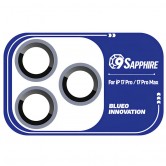 Защитное стекло BlueO Sapphire на камеру для Apple iPhone 17 Pro / 17 Pro Max Темно-синий / Dark Blue Защитное стекло BlueO Sapphire на камеру для Apple iPhone 17 Pro / 17 Pro Max Темно-синий / Dark Blue