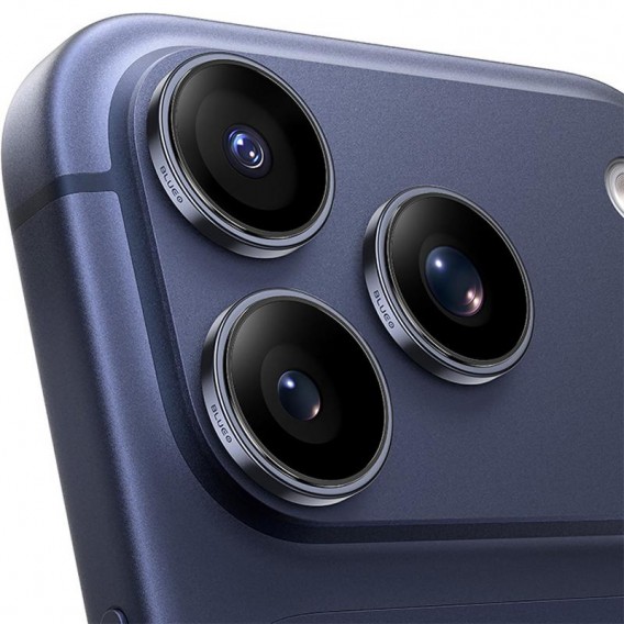 Захисне скло BlueO Sapphire на камеру для Apple iPhone 17 Pro / 17 Pro Max Темно-синій / Dark Blue Захисне скло BlueO Sapphire на камеру для Apple iPhone 17 Pro / 17 Pro Max Темно-синій / Dark Blue