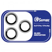 Защитное стекло BlueO Sapphire на камеру для Apple iPhone 17 Pro / 17 Pro Max Серебряный / Silver Защитное стекло BlueO Sapphire на камеру для Apple iPhone 17 Pro / 17 Pro Max Серебряный / Silver