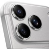 Захисне скло BlueO Sapphire на камеру для Apple iPhone 17 Pro / 17 Pro Max Срібний / Silver