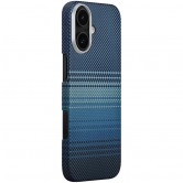 Чехол PC Carbon Protection Slim with MagSafe для Apple iPhone 17 (6.3") Blue