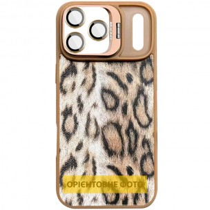 Чехол TPU+PC Wild Leopard with Magnetic Fit and Lens для Apple iPhone 17 Air (6.5") Brown