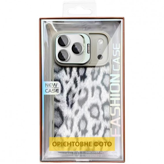 Чохол TPU+PC Wild Leopard with Magnetic Fit and Lens для Apple iPhone 17 Air (6.5") Grey