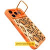 Чохол TPU+PC Wild Leopard with Magnetic Fit and Lens для Apple iPhone 17 Air (6.5") Orange