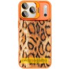 Чохол TPU+PC Wild Leopard with Magnetic Fit and Lens для Apple iPhone 17 Air (6.5") Orange