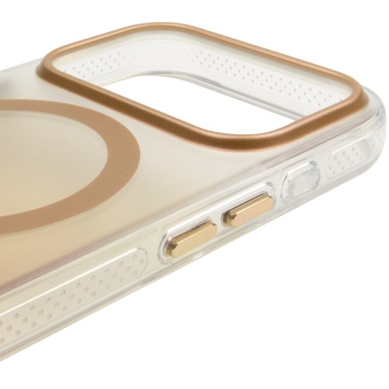 Чехол для iPhone 18 Pro / iPhone 17 Pro TPU+PC Phantom with Magnetic Fit Golden Чехол для iPhone 18 Pro / iPhone 17 Pro TPU+PC Phantom with Magnetic Fit Golden