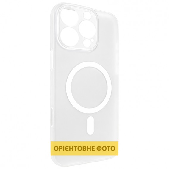 Чохол PC Slim Matte with Magnetic Fit (camera button) для Apple iPhone 17 (6.3") White