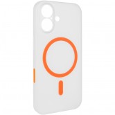 Чехол PC Slim Matte with Magnetic Fit (camera button) для Apple iPhone 17 (6.3") Orange
