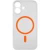 Чехол PC Slim Matte with Magnetic Fit (camera button) для Apple iPhone 17 (6.3") Orange