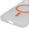 Чехол PC Slim Matte with Magnetic Fit (camera button) для Apple iPhone 17 (6.3") Orange