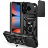 Чехол для iPhone 18 Pro Max / 17 Pro Max Ummi Camshield Serge Ring, TPU и поликарбонат, черный / Black Чехол для iPhone 18 Pro Max / 17 Pro Max Ummi Camshield Serge Ring, TPU и поликарбонат, черный / Black