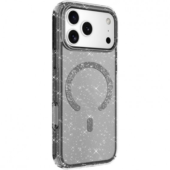 Чохол TPU Eclipse Sparkle Magnetic Fit для Apple iPhone 17 Pro (6.3") Black Чохол TPU Eclipse Sparkle Magnetic Fit для Apple iPhone 17 Pro (6.3") Black