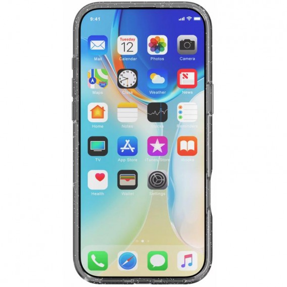 Чохол TPU Eclipse Sparkle Magnetic Fit для Apple iPhone 17 Pro (6.3") Black Чохол TPU Eclipse Sparkle Magnetic Fit для Apple iPhone 17 Pro (6.3") Black