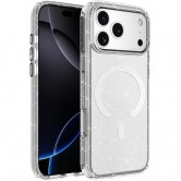 Чехол для iPhone 18 Pro / iPhone 17 Pro TPU Eclipse Sparkle Magnetic Fit Clear