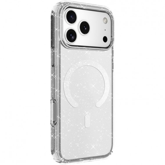 Чохол TPU Eclipse Sparkle Magnetic Fit для Apple iPhone 17 Pro (6.3") Clear Чохол TPU Eclipse Sparkle Magnetic Fit для Apple iPhone 17 Pro (6.3") Clear