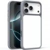 TPU+PC чехол Metal Buttons для Apple iPhone 17 Pro Max (6.9") Серый / Grey