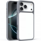 TPU+PC чехол Metal Buttons для Apple iPhone 17 Pro Max (6.9") Серый / Grey TPU+PC чехол Metal Buttons для Apple iPhone 17 Pro Max (6.9") Серый / Grey