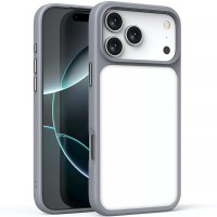 TPU+PC чохол Metal Buttons для Apple iPhone 17 Pro Max (6.9") Сірий / Grey