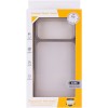 TPU+PC чехол Metal Buttons для Apple iPhone 17 Pro Max (6.9") Серый / Grey