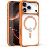 TPU+PC чехол для iPhone 18 Pro / iPhone 17 Pro Metal Buttons with MagSafe Оранжевый / Orange TPU+PC чехол для iPhone 18 Pro / iPhone 17 Pro Metal Buttons with MagSafe Оранжевый / Orange