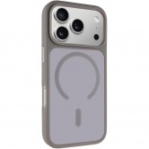 TPU+PC чехол для iPhone 18 Pro / iPhone 17 Pro Metal Buttons with MagSafe Серый / Grey TPU+PC чехол для iPhone 18 Pro / iPhone 17 Pro Metal Buttons with MagSafe Серый / Grey