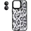 Чохол TPU+PC Wild Leopard with Magnetic Fit and Lens для Apple iPhone 17 (6.3") Black