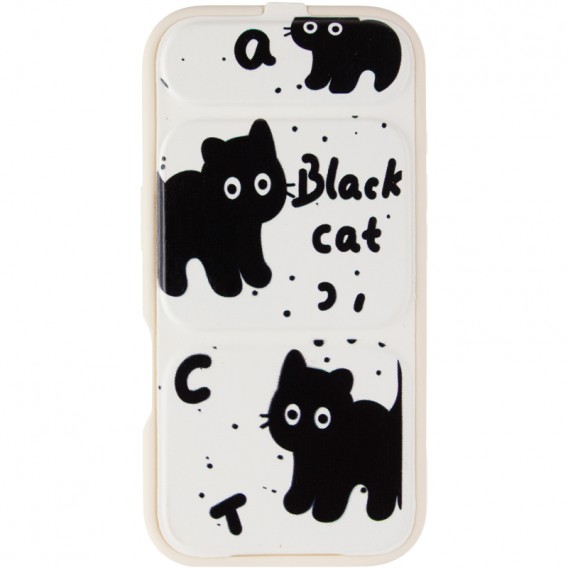 Чохол TPU Panel Stand для Apple iPhone 17 (6.3") Black Cat Чохол TPU Panel Stand для Apple iPhone 17 (6.3") Black Cat