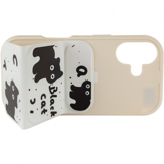 Чохол TPU Panel Stand для Apple iPhone 17 (6.3") Black Cat Чохол TPU Panel Stand для Apple iPhone 17 (6.3") Black Cat