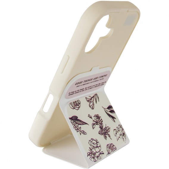 Чохол TPU Panel Stand для Apple iPhone 17 (6.3") Floral Sketch Чохол TPU Panel Stand для Apple iPhone 17 (6.3") Floral Sketch