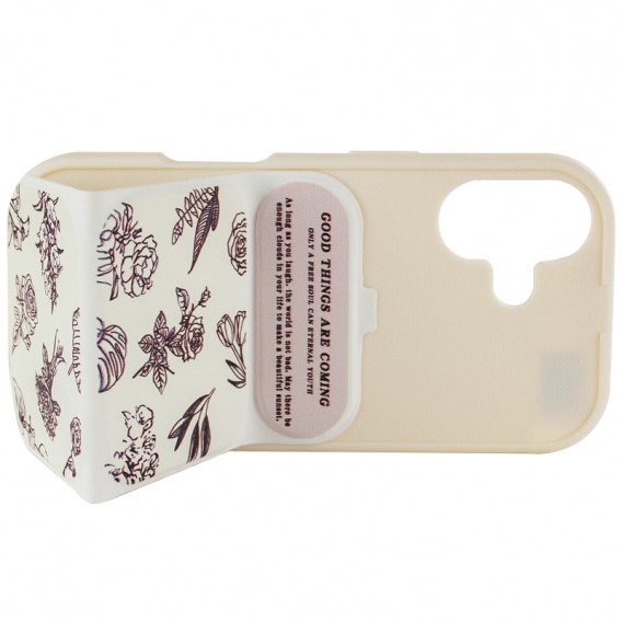Чохол TPU Panel Stand для Apple iPhone 17 (6.3") Floral Sketch Чохол TPU Panel Stand для Apple iPhone 17 (6.3") Floral Sketch