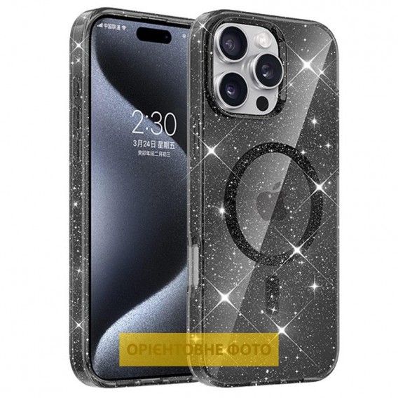 Чохол TPU Eclipse Sparkle Magnetic Fit для Apple iPhone 17 (6.3") Black