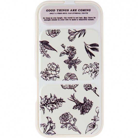 Чохол TPU Panel Stand для Apple iPhone 17 Pro (6.3") Floral Sketch Чохол TPU Panel Stand для Apple iPhone 17 Pro (6.3") Floral Sketch