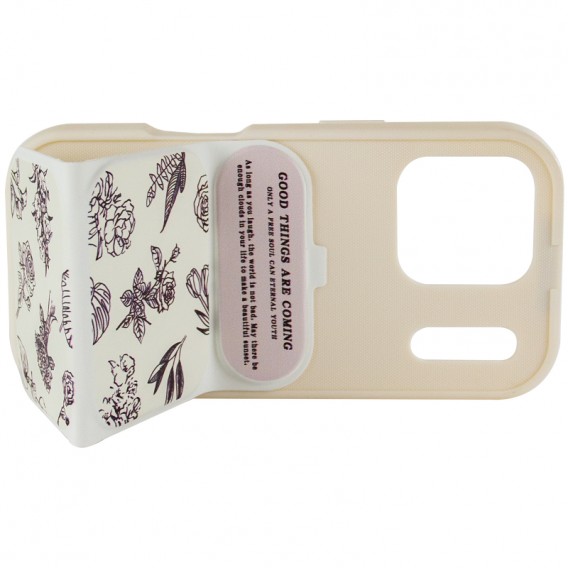 Чохол TPU Panel Stand для Apple iPhone 17 Pro (6.3") Floral Sketch Чохол TPU Panel Stand для Apple iPhone 17 Pro (6.3") Floral Sketch