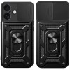 Чохол Ummi Camshield Serge Ring для Apple iPhone 17 (6.3") Чорний / Black