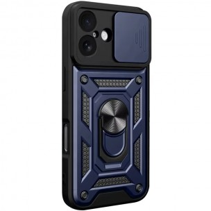 Чохол Ummi Camshield Serge Ring для Apple iPhone 17 (6.3") Синій / Navy