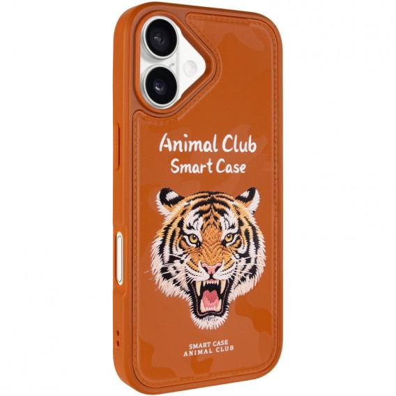 TPU+PC чохол Animal Club для Apple iPhone 17 (6.3") Chocolate Brown