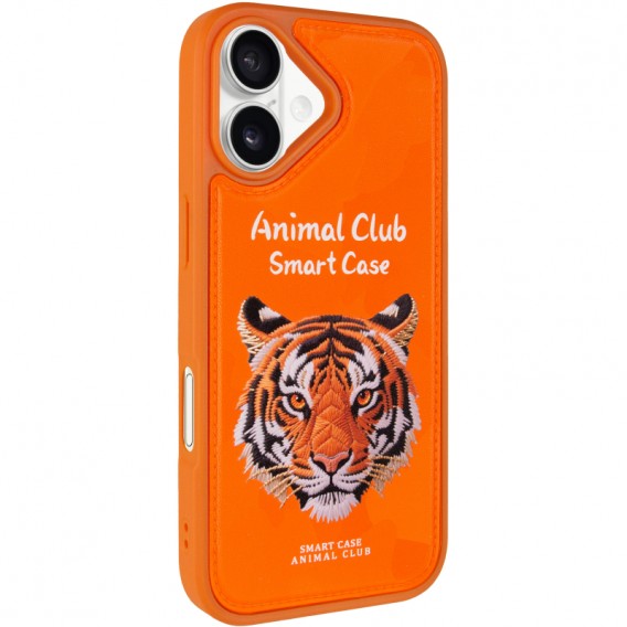TPU+PC чохол Animal Club для Apple iPhone 17 (6.3") Hermes Orange