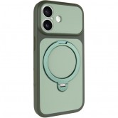Чехол для iPhone 17 Ummi Full Camera with MagSafe HQ Ring, Зеленый / Green