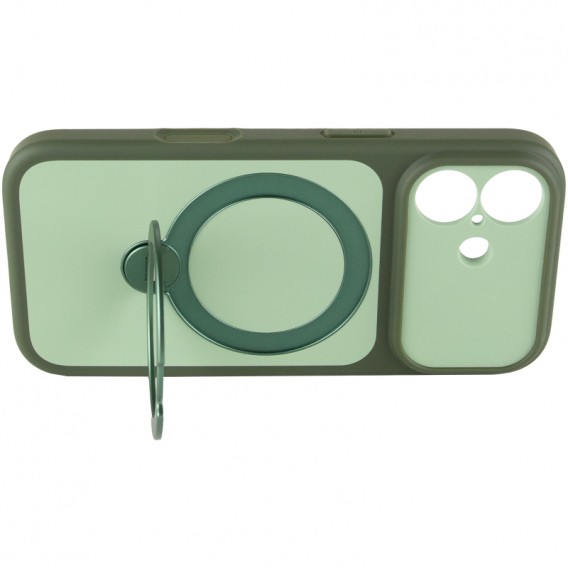 Чохол Ummi Full Camera with MagSafe HQ Ring для Apple iPhone 17 (6.3") Green Чохол Ummi Full Camera with MagSafe HQ Ring для Apple iPhone 17 (6.3") Green