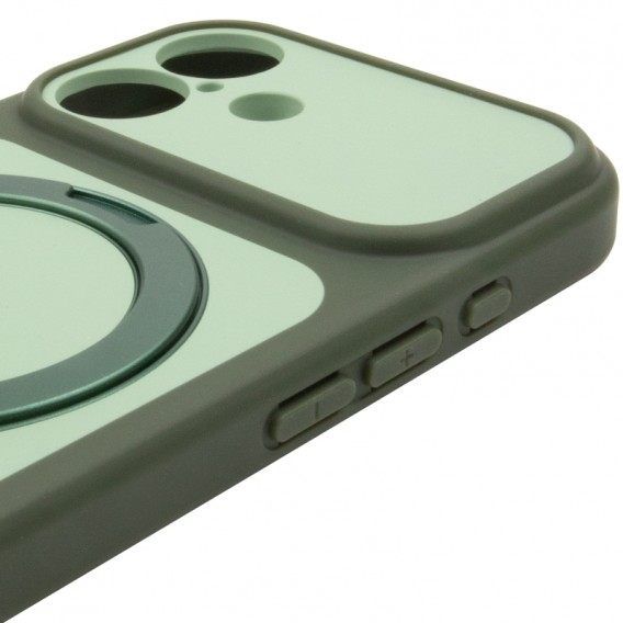 Чохол Ummi Full Camera with MagSafe HQ Ring для Apple iPhone 17 (6.3") Green Чохол Ummi Full Camera with MagSafe HQ Ring для Apple iPhone 17 (6.3") Green