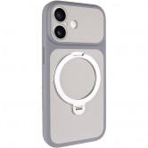 Чехол для iPhone 17 Ummi Full Camera with MagSafe HQ Ring, Серый / Grey