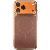 Чохол для iPhone 18 Pro Max / 17 Pro Max Epik PC Textile Hybrid with Magnetic Fit, полікарбонат і текстиль, золотистий / Desert Gold Чохол для iPhone 18 Pro Max / 17 Pro Max Epik PC Textile Hybrid with Magnetic Fit, полікарбонат і текстиль, золотистий / Desert Gold