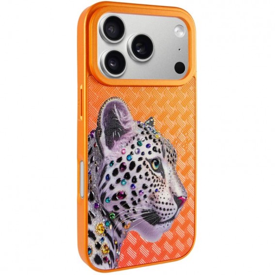 Чехол TPU+PC Crystal Hunt with Magnetic Fit для Apple iPhone 17 Pro (6.3") Orange