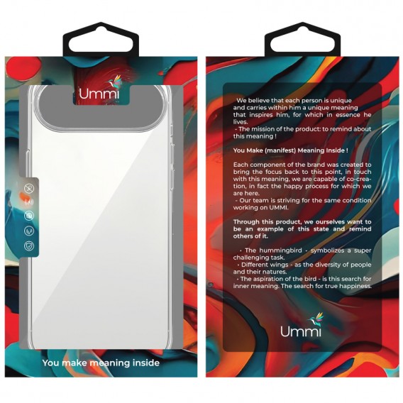 Чохол TPU Ummi transparent для Apple iPhone 17 Air (6.5") Clear Чохол TPU Ummi transparent для Apple iPhone 17 Air (6.5") Clear