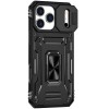 Ударостійкий чохол Camshield Army Ring для Apple iPhone 17 Pro (6.3") Чорний / Black