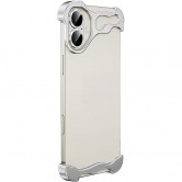 Чехол Minimalist Metal Bumper для Apple iPhone 17 (6.3") Silver