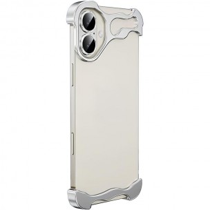 Чохол Minimalist Metal Bumper для Apple iPhone 17 (6.3") Silver